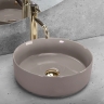 умивальник Rea Sami 36x36 beige shiny (REA-U6382)