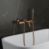 змішувач для ванни Rea Lungo Diamond з виливом, copper (REA-B0980)