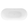 ванна акрилова Rea Ferrano Slim 160x80 окремостояща, біла (REA-W0081)