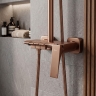 душова система з виливом Rea Joe brushed copper (REA-P4409)