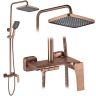 душова система з виливом Rea Joe brushed copper (REA-P4409)