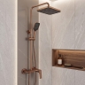 душова система з виливом Rea Joe brushed copper (REA-P4409)