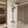 душова система з виливом Rea Joe brushed copper (REA-P4409)