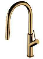 смеситель для кухни Omnires Bend gold (BE6455GL)