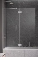 штора для ванны Radaway Essenza New PND II 110 правая, безопасное стекло, прозрачное (110002110-01-01R)
