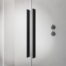 душевая дверь Radaway Furo Black DWJ 62,2x200 прозрачное стекло, черный (10107622-54-01R)
