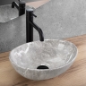 умивальник Rea Sofia 35x26 mini grigio (REA-U9237)