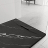 піддон Rea Bazalt 90x90 квадратний, carrara black (REA-K7003)