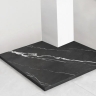 піддон Rea Bazalt 90x90 квадратний, carrara black (REA-K7003)