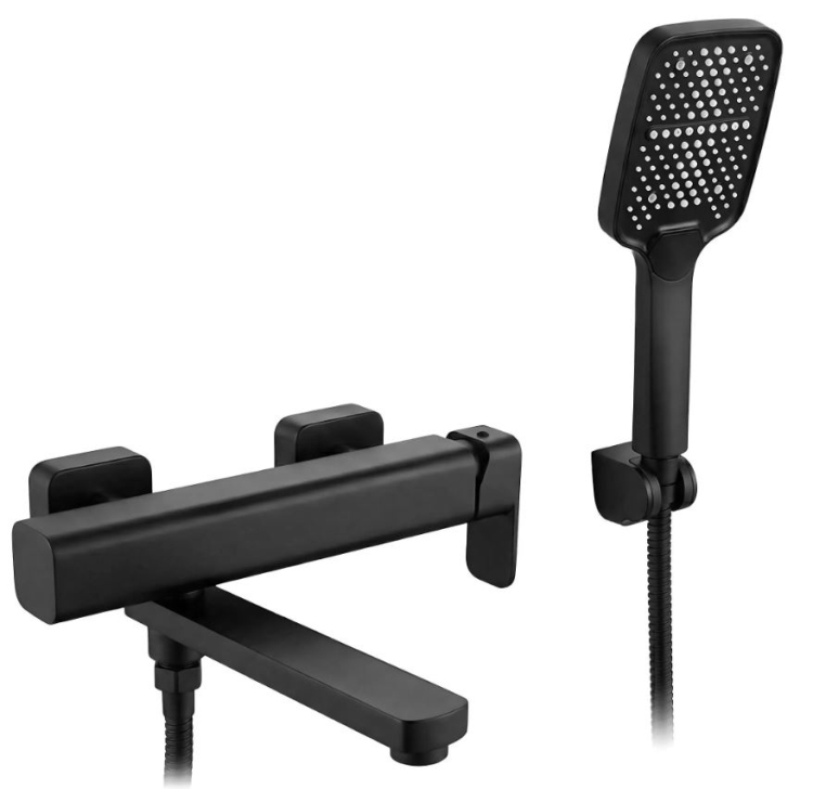 смеситель для ванны Rea Arlo black (REA-B4590)