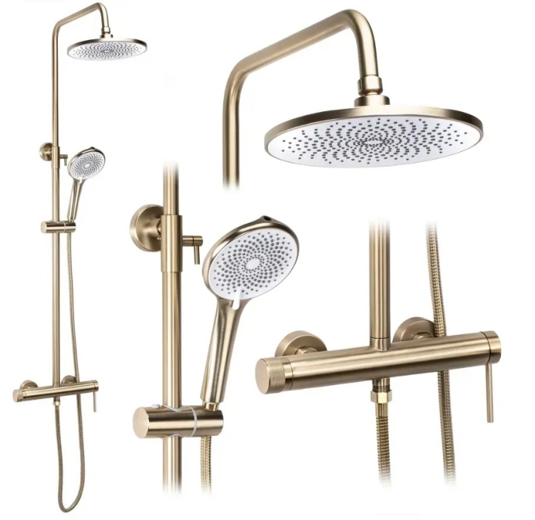 душова система Rea Foss Clif brushed gold (REA-P3913)