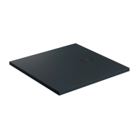поддон Omnires Aquarock M+ 80х80 matt black lava (AQUAROCK80-KBLV)