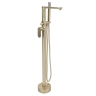 смеситель для ванны Rea Logan напольный brushed gold (REA-B2221)