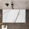 піддон Rea Bazalt 80x100 прямокутний, carrara white (REA-K7000)
