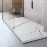 піддон Rea Bazalt 80x100 прямокутний, carrara white (REA-K7000)
