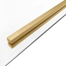 душова кабіна Rea Solar 80x100 безпечне скло прозоре, gold brush (REA-K9509)
