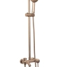 душова система Rea Luis з виливом, brushed copper (REA-P7156)