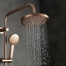 душова система Rea Luis з виливом, brushed copper (REA-P7156)