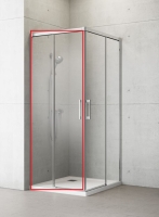 душова кабіна Radaway Idea 8 KDD 90х200,5 ліва, скло прозоре, хром (10370090-01-01L)