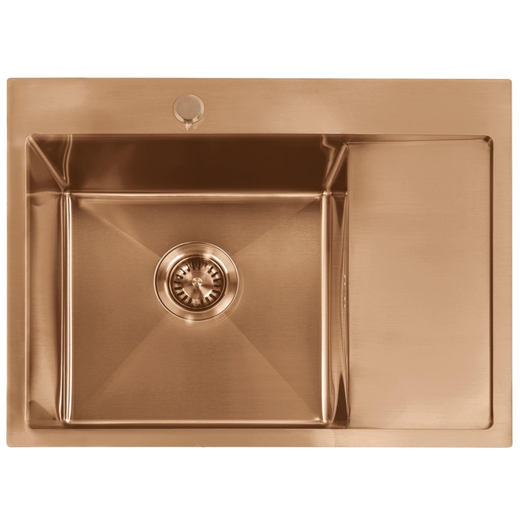 кухонна мийка Rea Fin 62x48 brush copper (ZLE-06018)