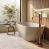 змішувач для ванни Rea Lungo Diamond підлоговий brushed copper (REA-B2247)