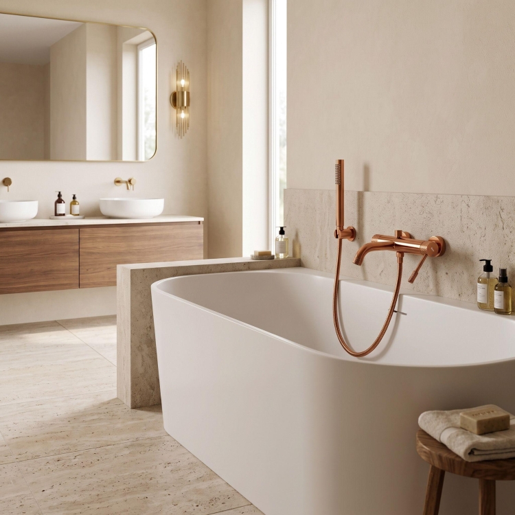 смеситель для ванны Rea Venti copper (REA-B9751)