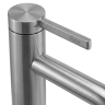 смеситель для умывальника Rea Rivo brushed nickel (REA-B6530)
