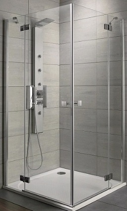 душевая кабина Radaway Almatea KDD 90x80, стекло интимато (32187-01-12N)