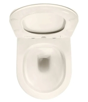 унитаз Rea Carlo Mini Ecru 49,5х37 подвесной безободковый смыв торнадо, сиденье, beige (REA-C5500)