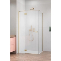 душевая кабина Radaway Garda KDJ 80х195 левая, прозрачное стекло, brushed gold (10709010-99-01L)