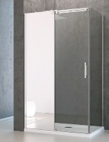 душевые двери Radaway Espera Mirror DWJ 100x200, левые, прозр. стекло + зеркальная стенка  (380110-71L)