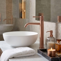 смеситель для умывальника Rea Venti high brushed copper (REA-B9783)