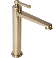 смеситель для умывальника Rea Monaco высокий, gold brush (REA-B4212)