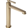 смеситель для умывальника Rea Monaco высокий, gold brush (REA-B4212)