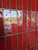 плитка Prissmacer Rain 7,5x30 Bordeaux