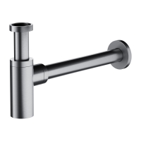 сифон для умивальника Omnires пляшковий, brushed nickel (A186NI)