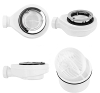 поддон Rea Magnum 90x90 квадратный, carrara black (REA-K7008)