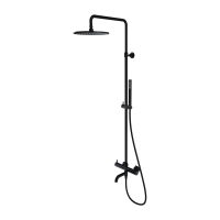 душова система Omnires Y semi-matt black (Y1234MBL)
