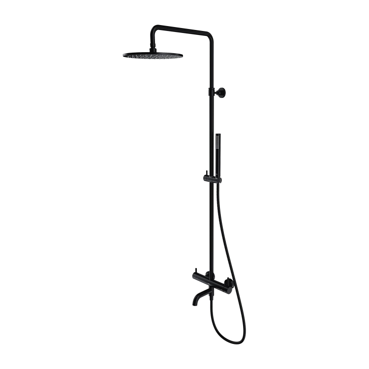 душова система Omnires Y semi-matt black (Y1234MBL)