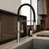 смеситель для кухни Rea Lago brushed nickel (REA-B9334)
