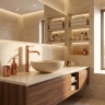 смеситель для умывальника Rea Venti high copper (REA-B9782)