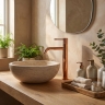 смеситель для умывальника Rea Venti high copper (REA-B9782)