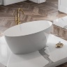 ванна із штучного каменю Omnires Siena 160x80 прямокутна white (SIENAWWBP)
