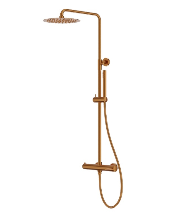 душова система Lavita Orion brushed copper (5900378357322)