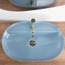 умивальник Rea Aura 61x41 blue shiny (REA-U6618)