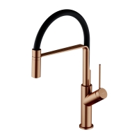 змішувач для кухні Omnires Vita brushed copper/matt black (VI6350BLCPB)