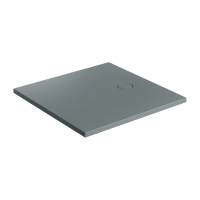 піддон Omnires Aquarock M+ 80х80 matt ash grey (AQUAROCK80-KAG)