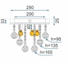 люстра TooLight chrom (OSW-00551)