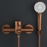 змішувач для ванни Rea Ontario з виливом, brush copper (REA-B0973)