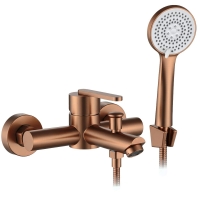 змішувач для ванни Rea Ontario з виливом, brush copper (REA-B0973)